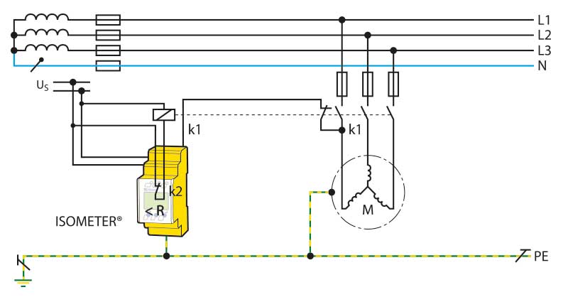 Continuous monitoring of de-energized loads and conductors