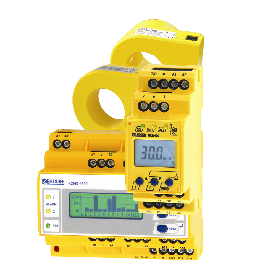 Residual Current Monitoring (RCM) device measuring technique